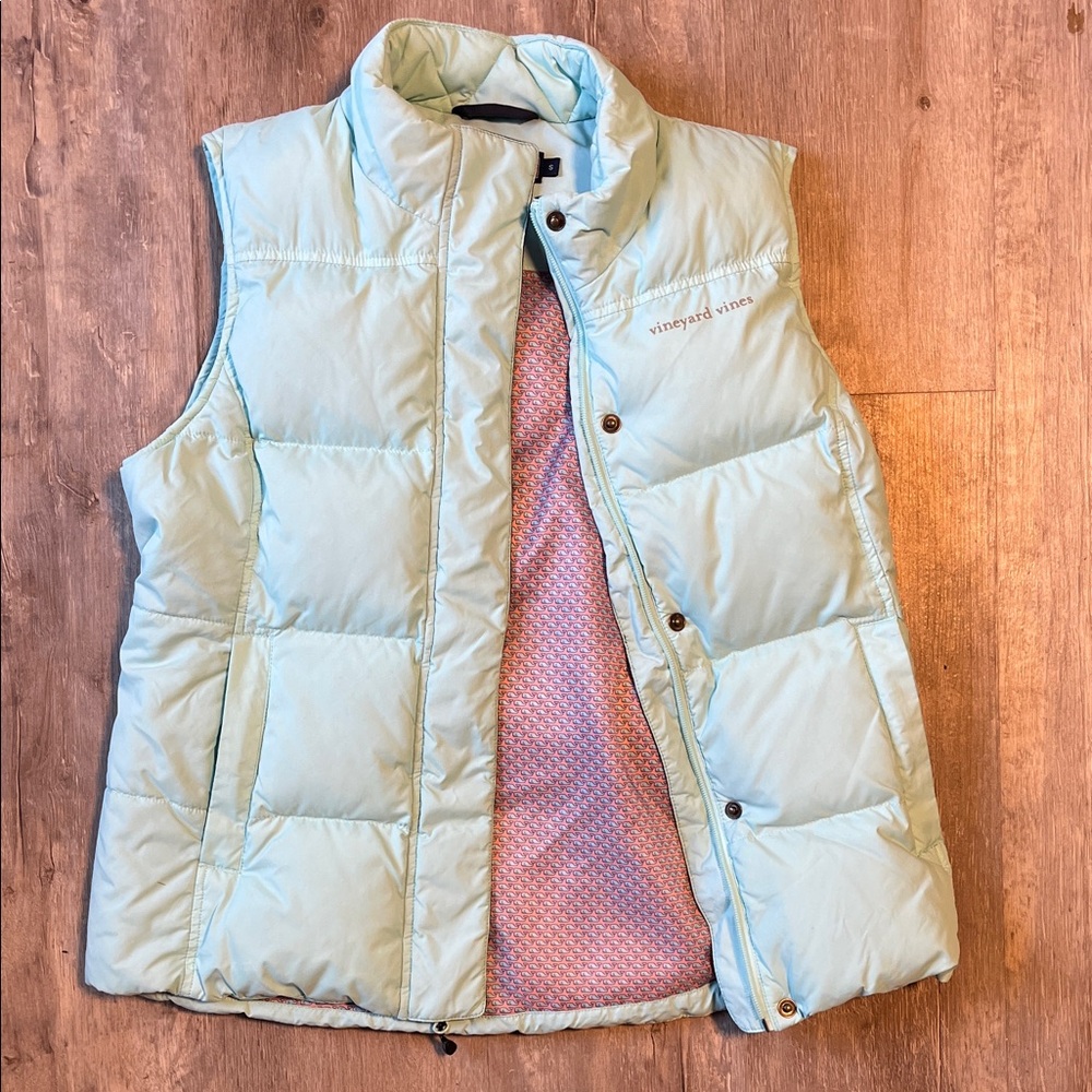 Vineyard Vines Sky Blue Quilted Vest